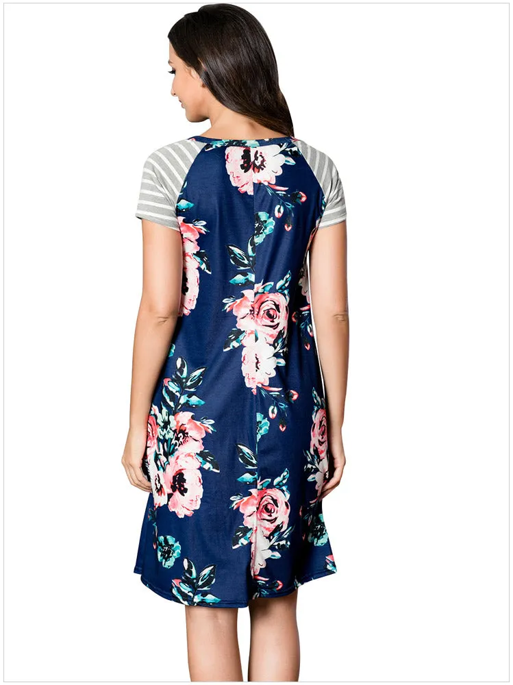 Floral  Causal Dress