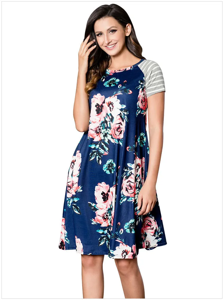 Floral  Causal Dress