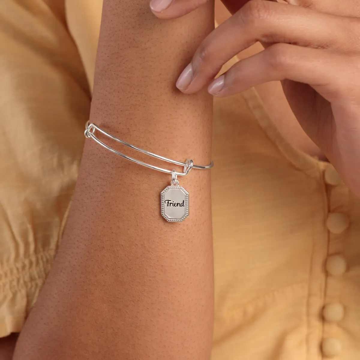 Friend, 'United by Soul, Let the Good Times Roll' Charm Bangle