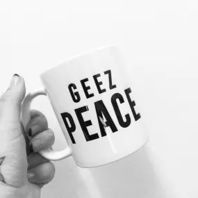 'Geez Peace' Glasgow Mug