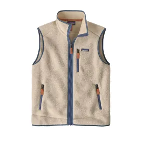 Gilet Uomo Patagonia Retro Pile Fleece Vest Beige / Azzurro