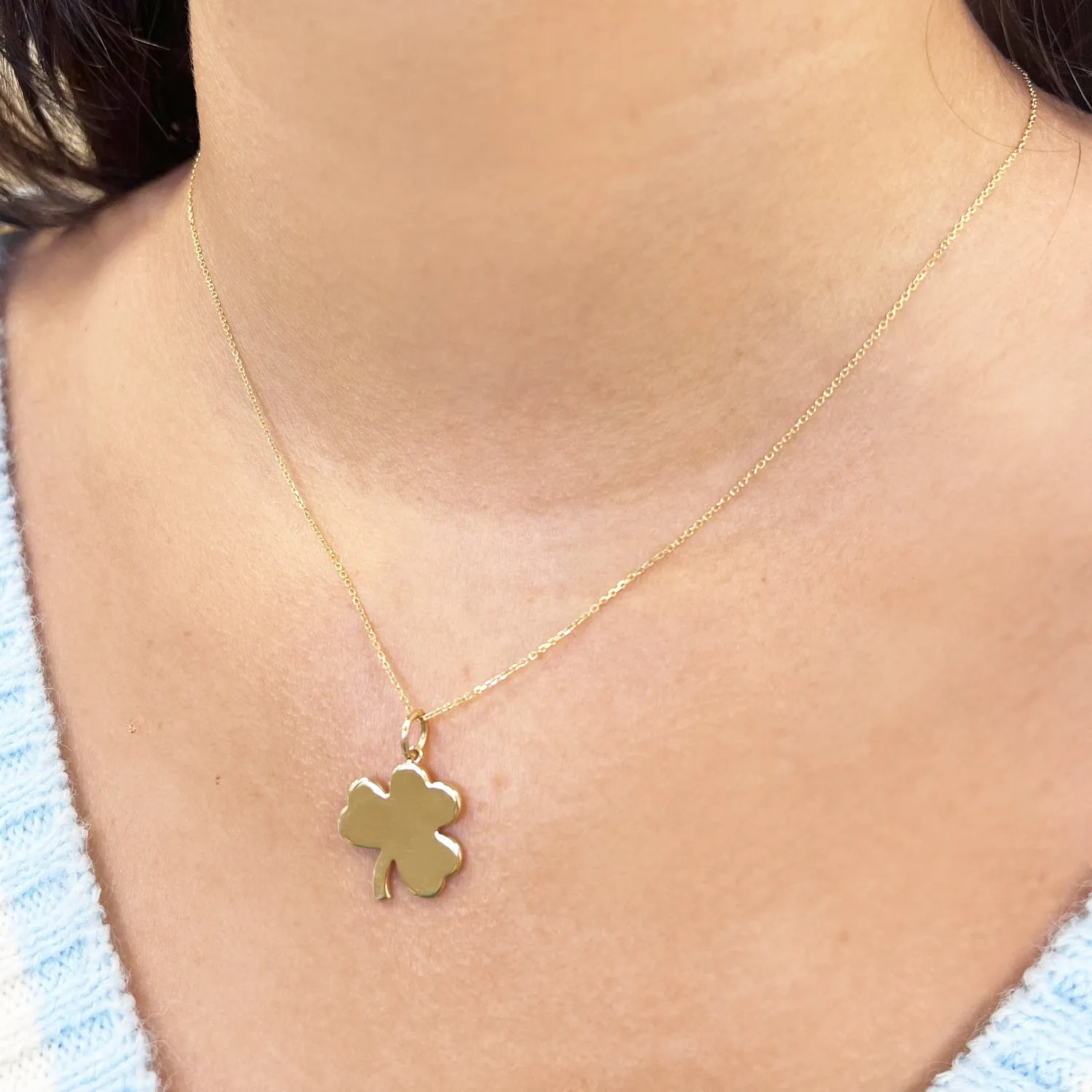 Gold Clover Charm