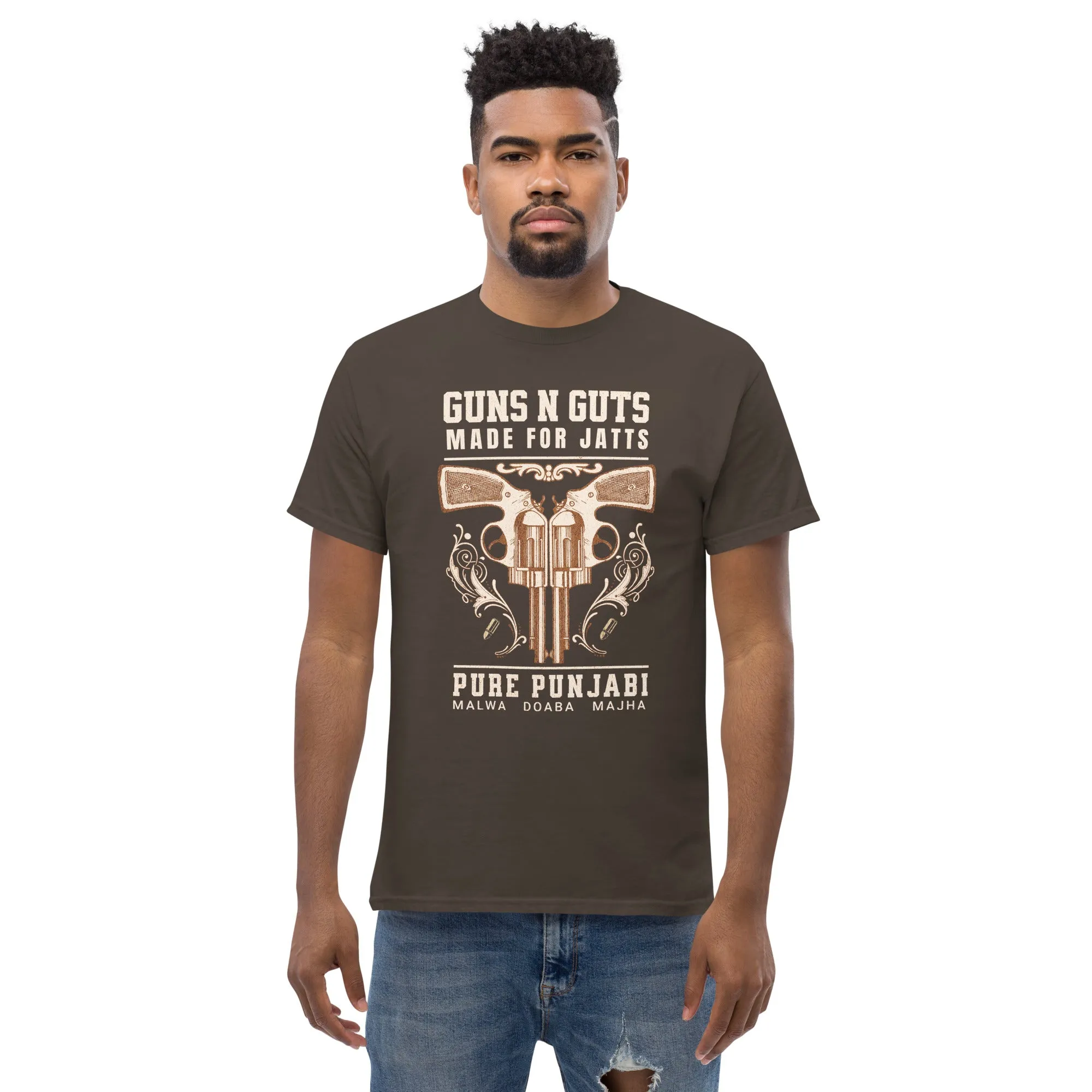 Guns and Guts Men's classic tee