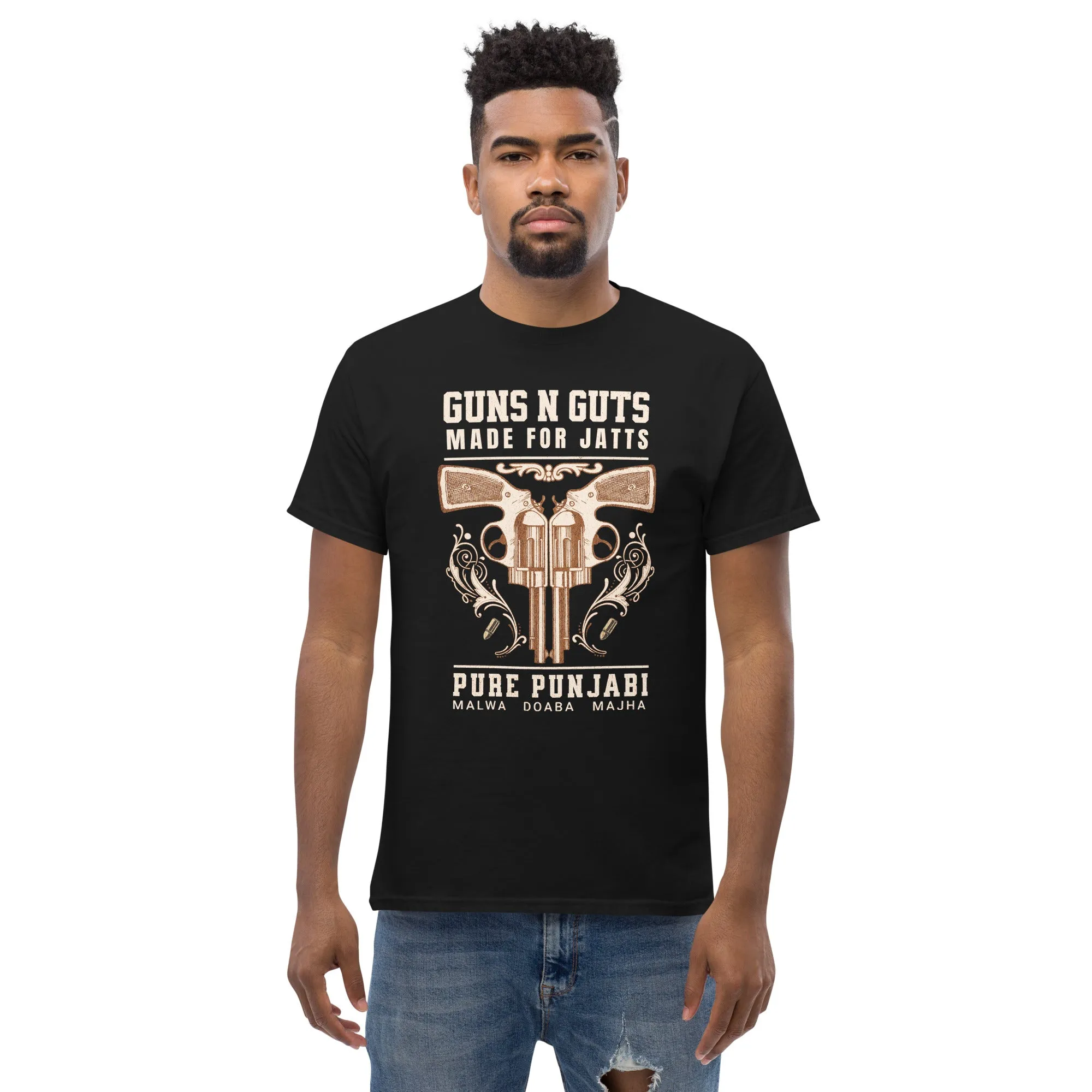 Guns and Guts Men's classic tee