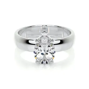 Hannah Lab Grown Diamond Ring -18K White Gold