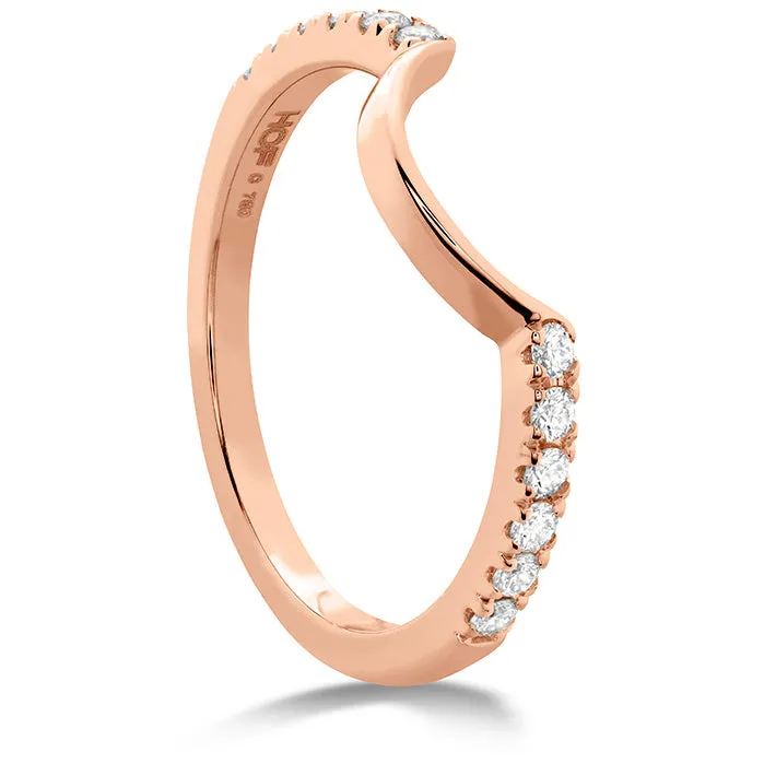 Hearts On Fire Delight Lady Di Curved Diamond Band