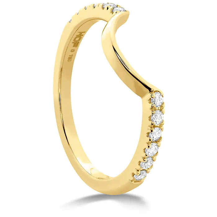 Hearts On Fire Delight Lady Di Curved Diamond Band