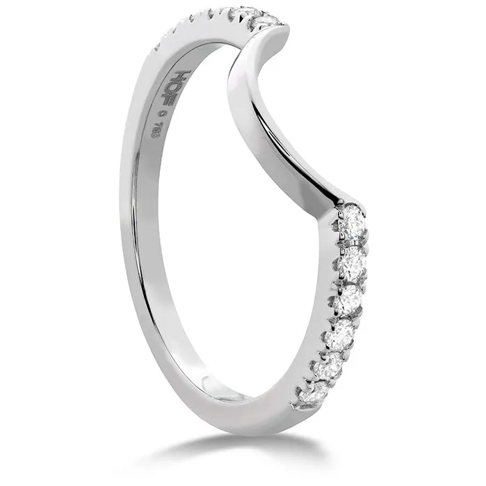 Hearts On Fire Delight Lady Di Curved Diamond Band