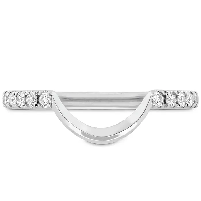 Hearts On Fire Delight Lady Di Curved Diamond Band