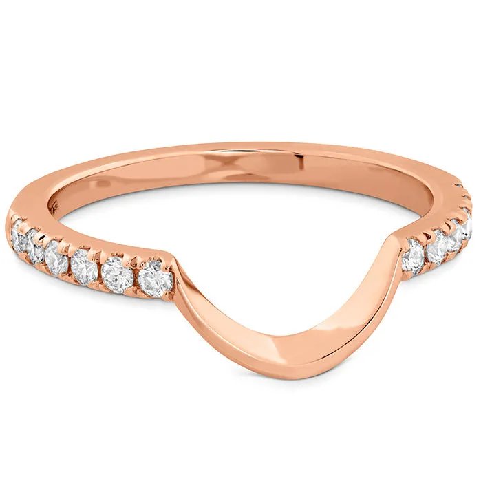 Hearts On Fire Delight Lady Di Curved Diamond Band