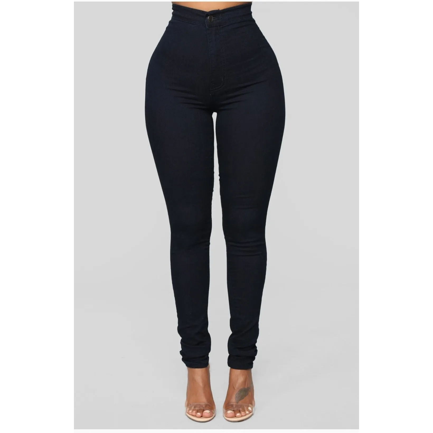 High Waisted Black skinny Jeans