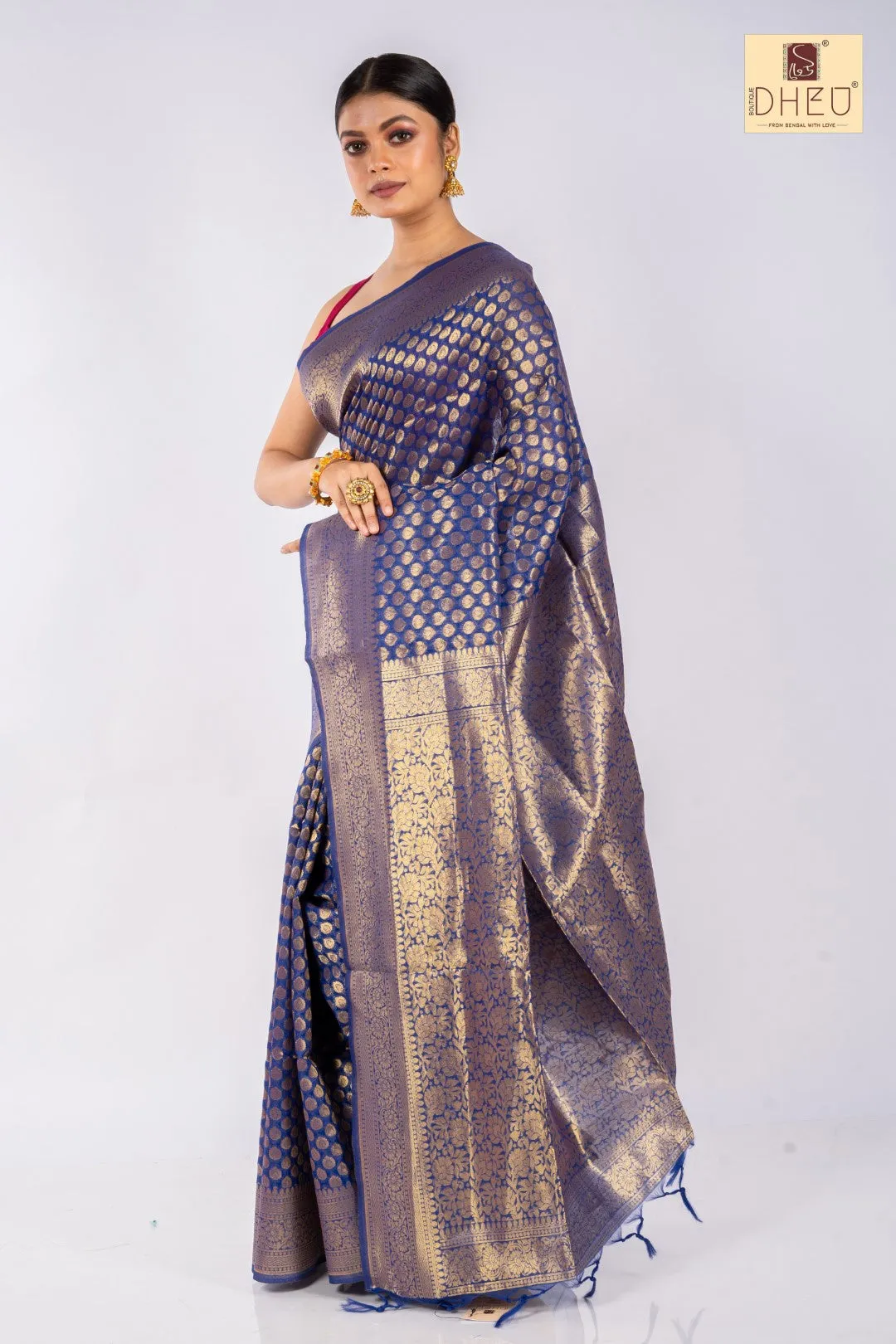 Hubba-Bubba-Designer Silk Saree