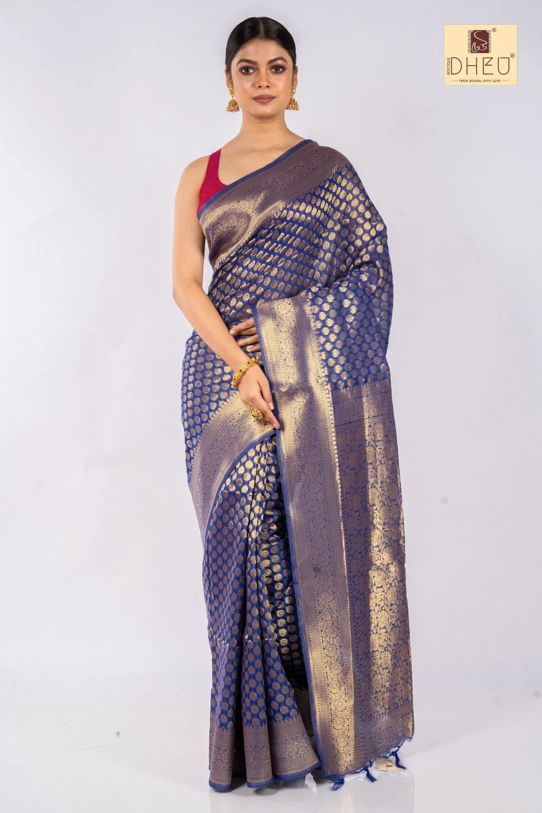 Hubba-Bubba-Designer Silk Saree