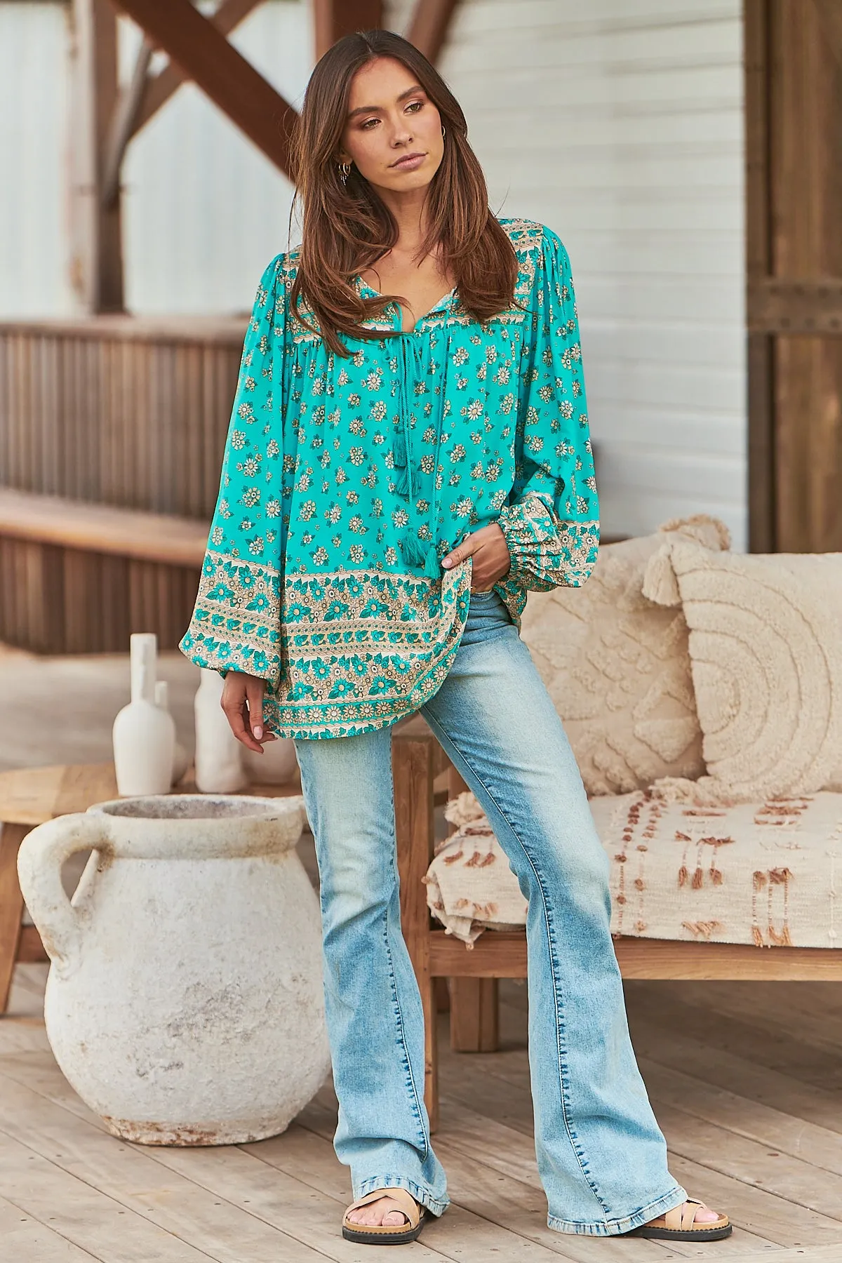 Kasey Blouse - Mint