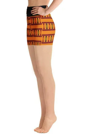 Kente Yoga Shorts