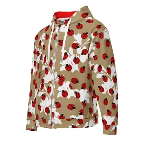 Lady Bug Unisex zip hoodie