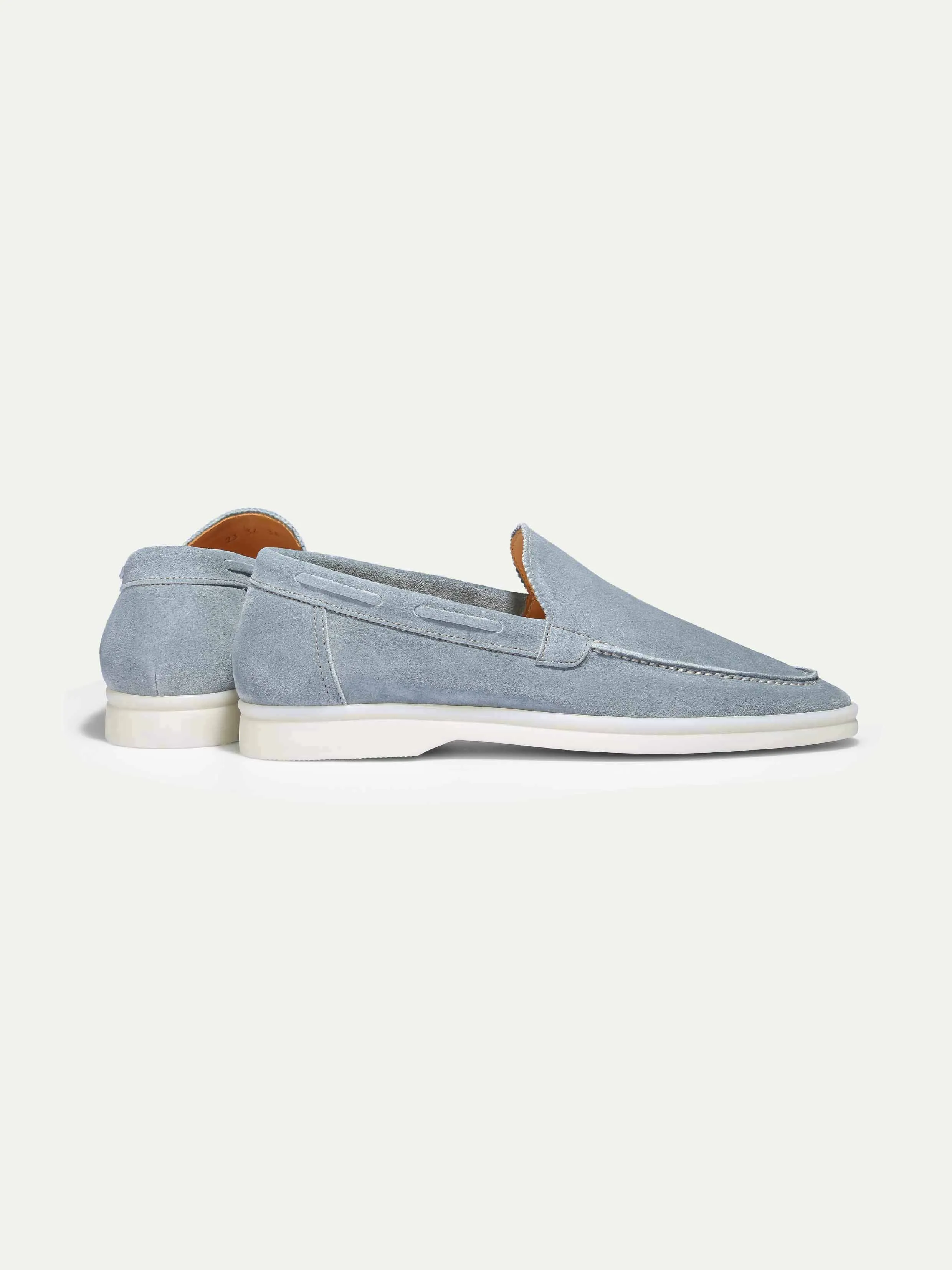 Lady Light Blue Yacht Loafers