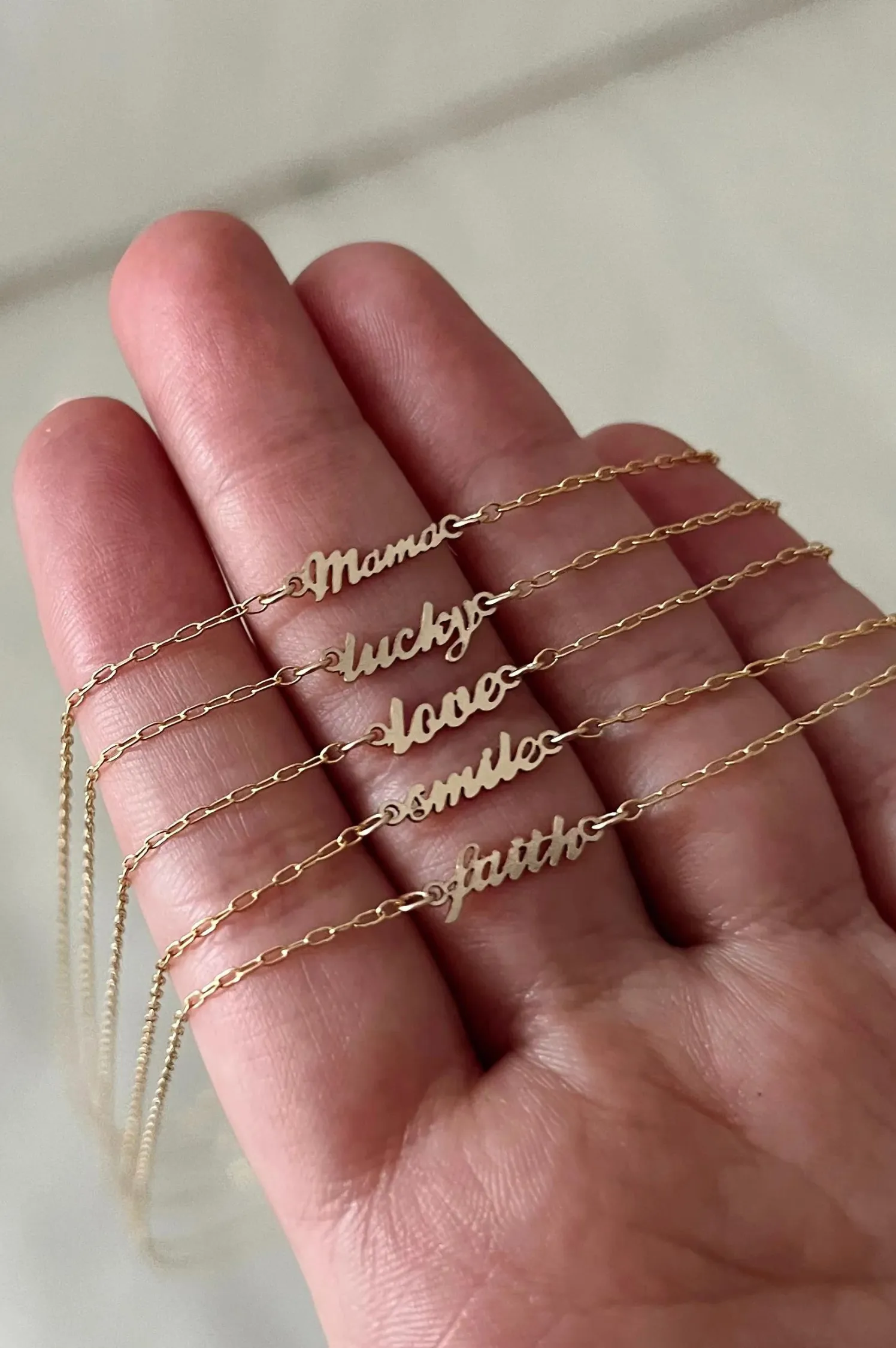 Little Words Necklace