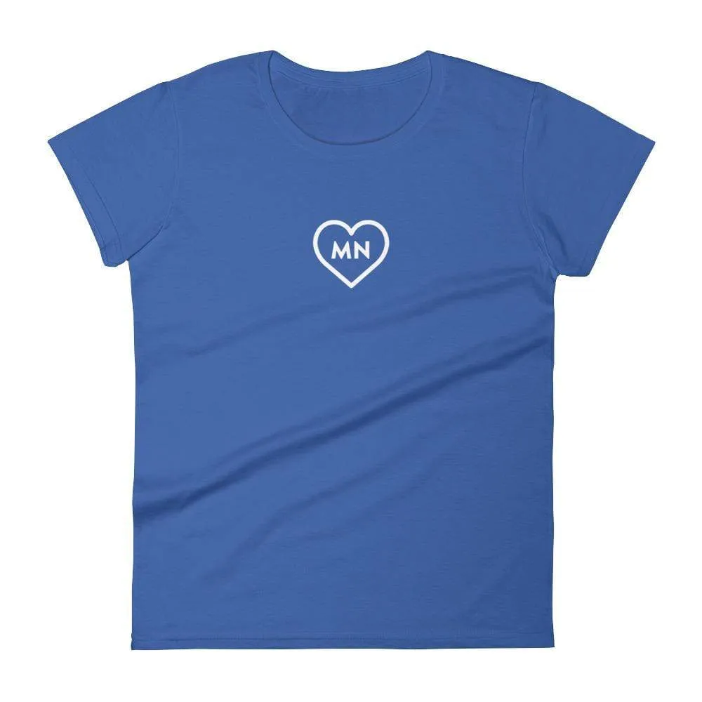 Love Minnesota - Heart MN Women's T-Shirt