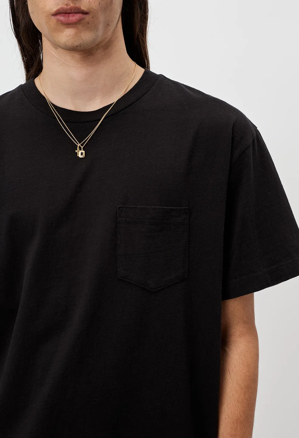 Lucky Pocket Tee / Black