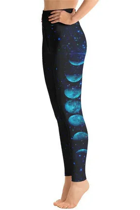 Lunar Phases Yoga Leggings