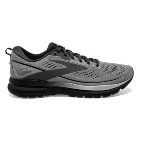 Men's Brooks Trace 3, Grey/Black/Ebony, 13 2E Wide