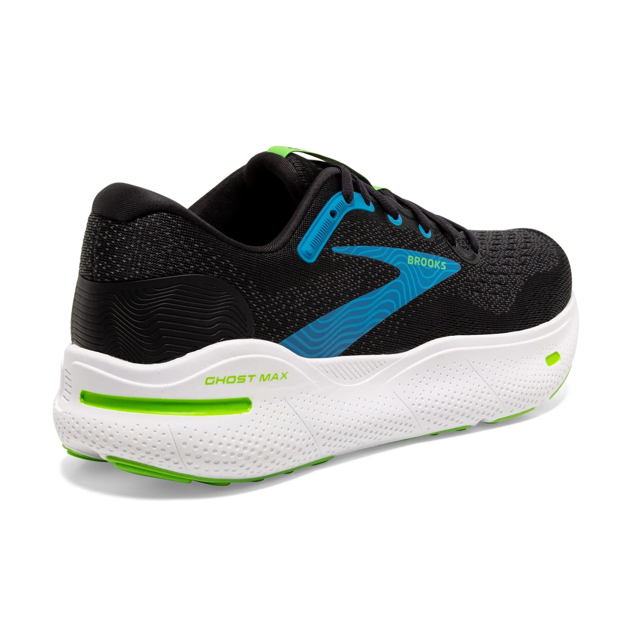 Men's Ghost Max - Black / Atomic Blue / Jasmine