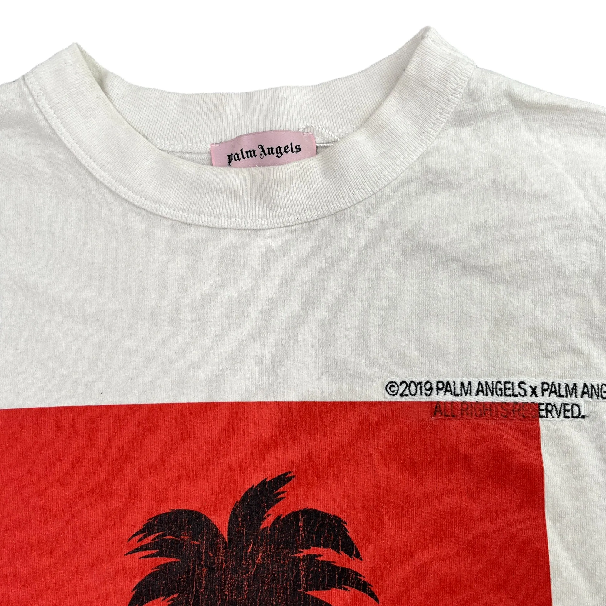 Men's Palm Logo T-Shirt White Size S