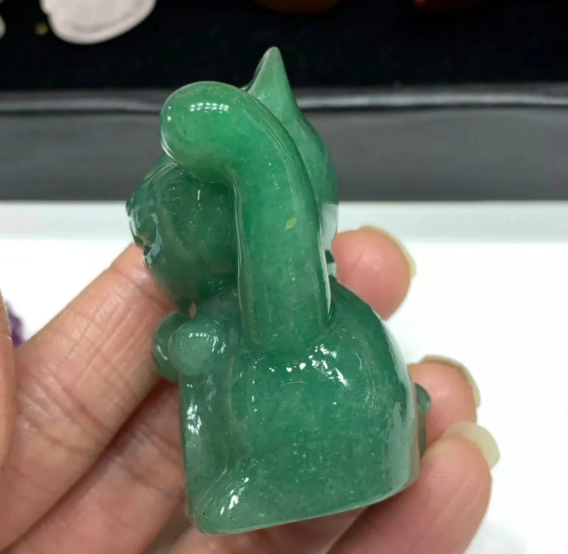 Natural Green Aventurine Lucky Cat