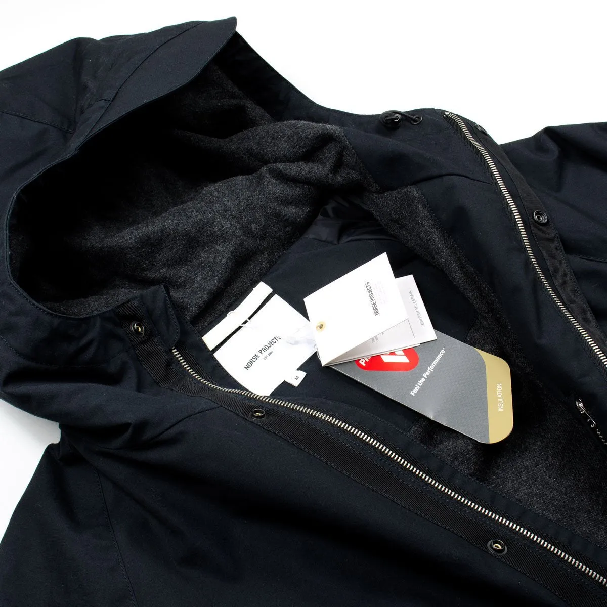 Norse Projects - Lindisfarne 2.0 Cambric Parka - Black