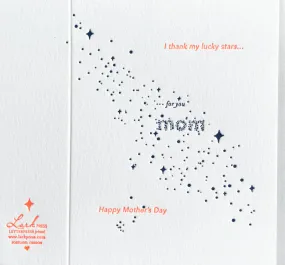 Notecard: I Thank My Lucky Stars for You Mom