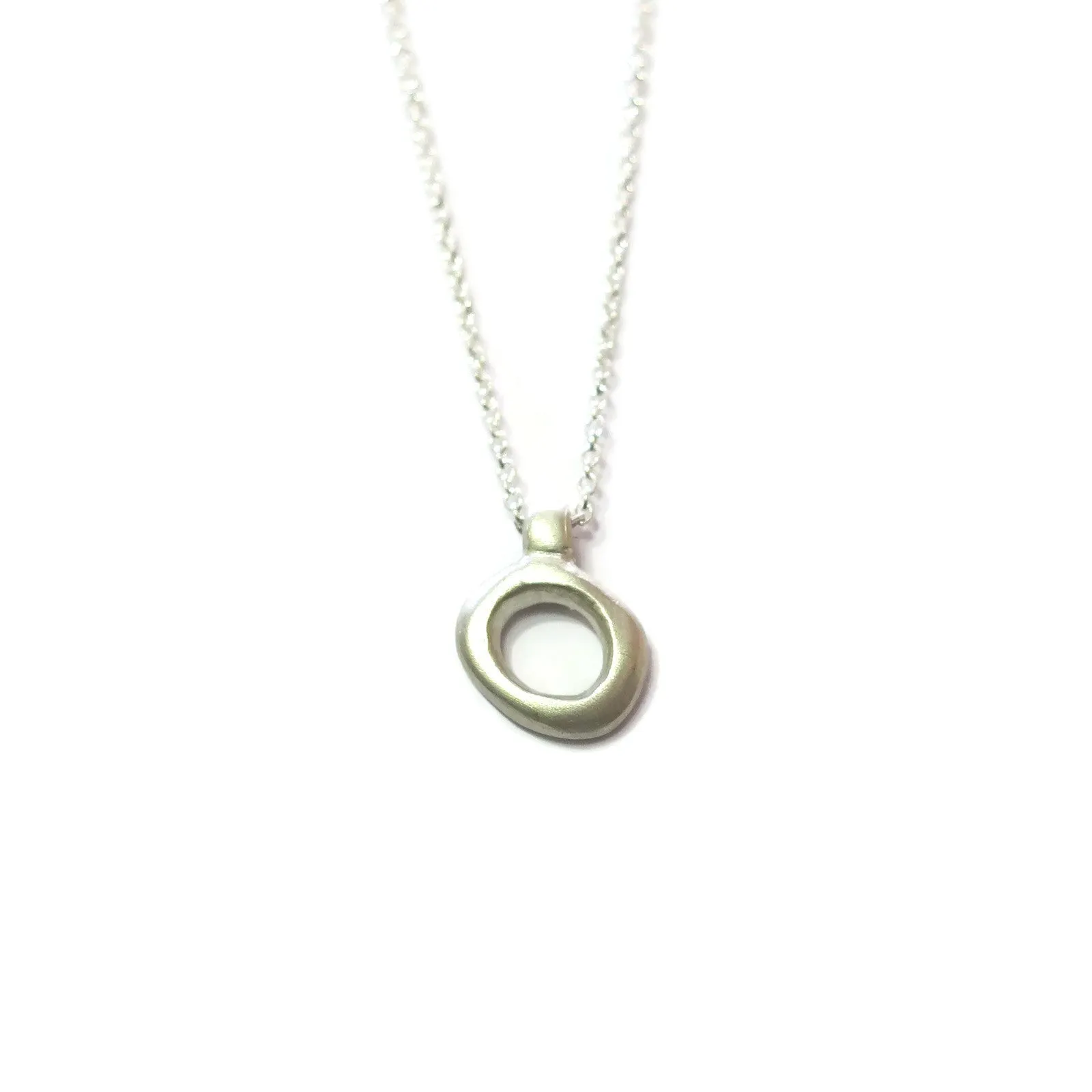 O - handwritten letter necklace