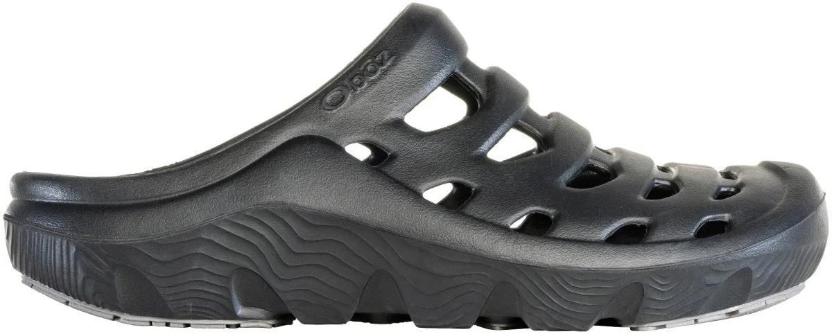 Oboz Unisex Whakata Coast Recovery Clog - Black Sea