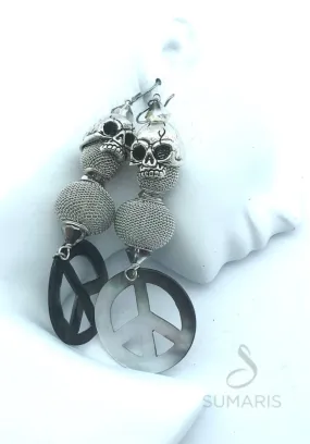 PEACE OUT LIMITED EDITION STATEMENT EARRINGS