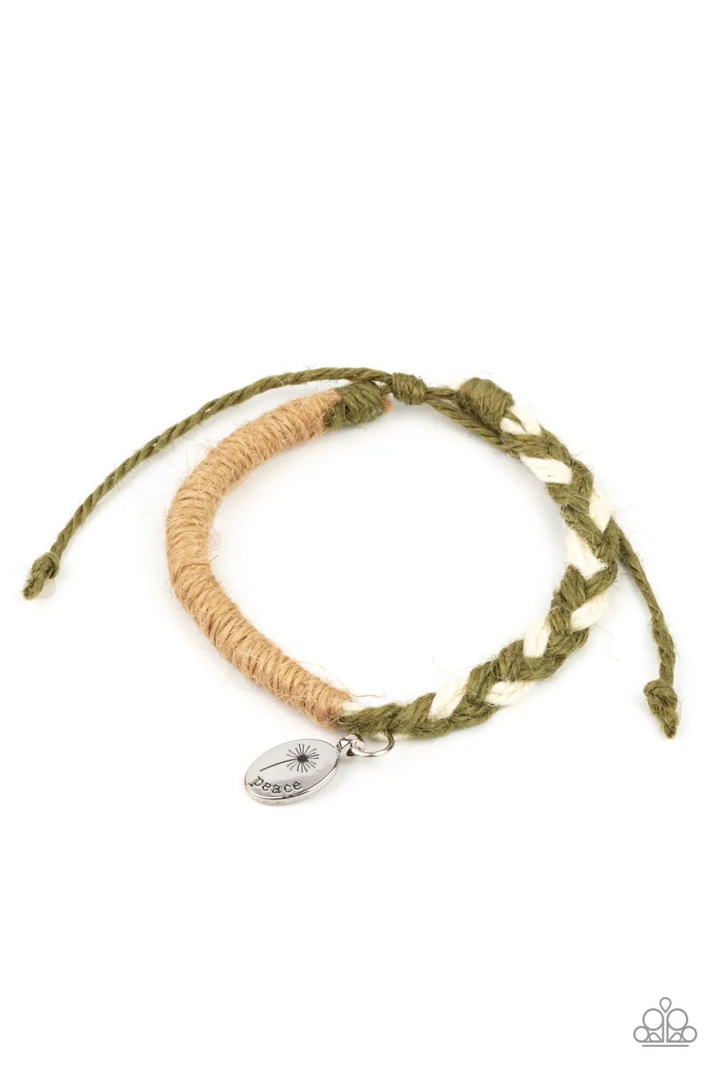 Perpetually Peaceful - Green Paparazzi Bracelet