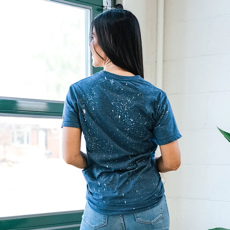 Pick Peace Bleached Navy Tee