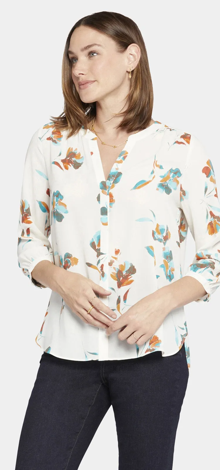 Pintuck Blouse Bloemenprint | Dream Lily