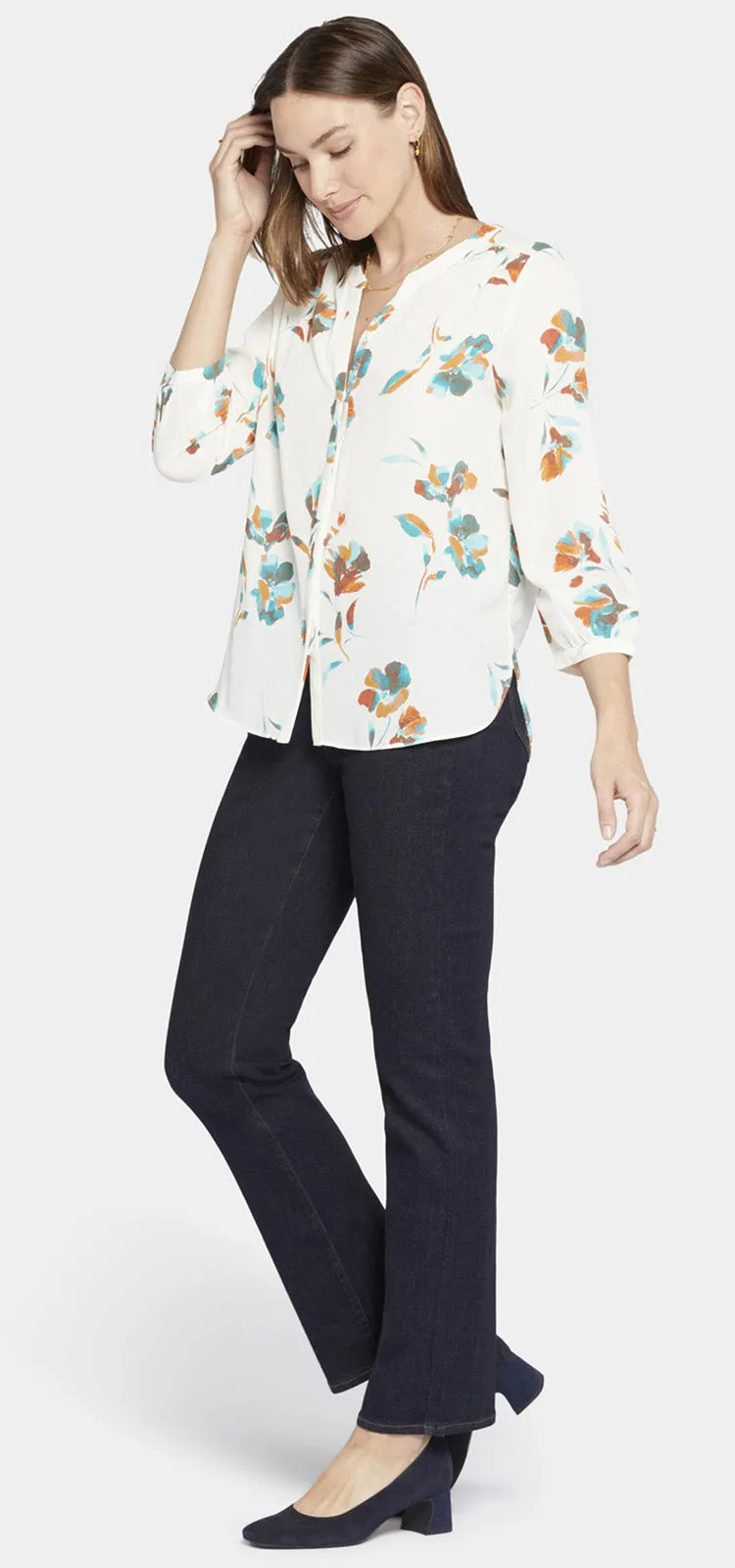 Pintuck Blouse Bloemenprint | Dream Lily