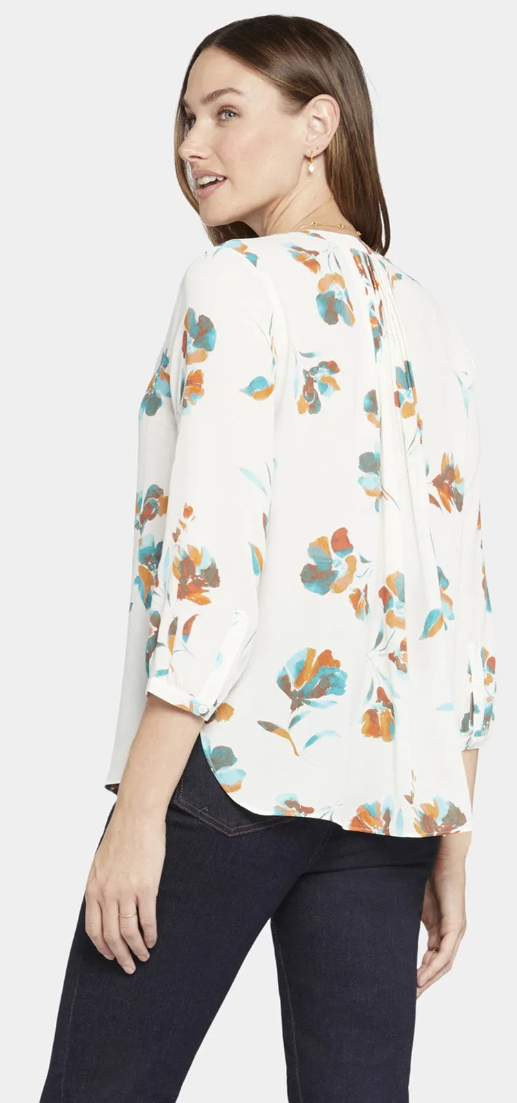 Pintuck Blouse Bloemenprint | Dream Lily