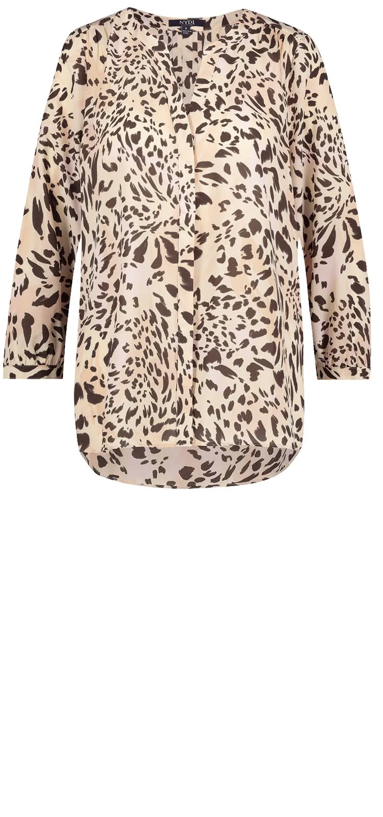 Pintuck Blouse Dierenprint | Tupelo Cat