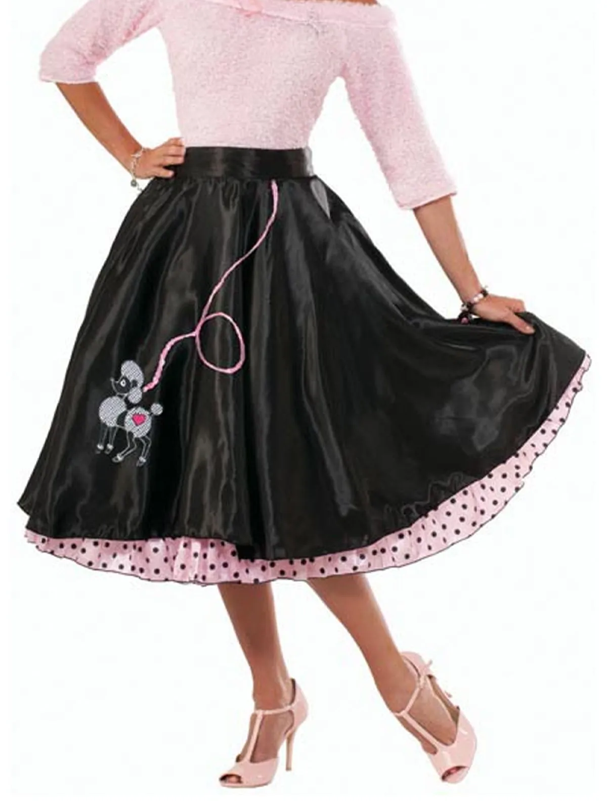 Poodle Skirt 50s Style Costume for Adults