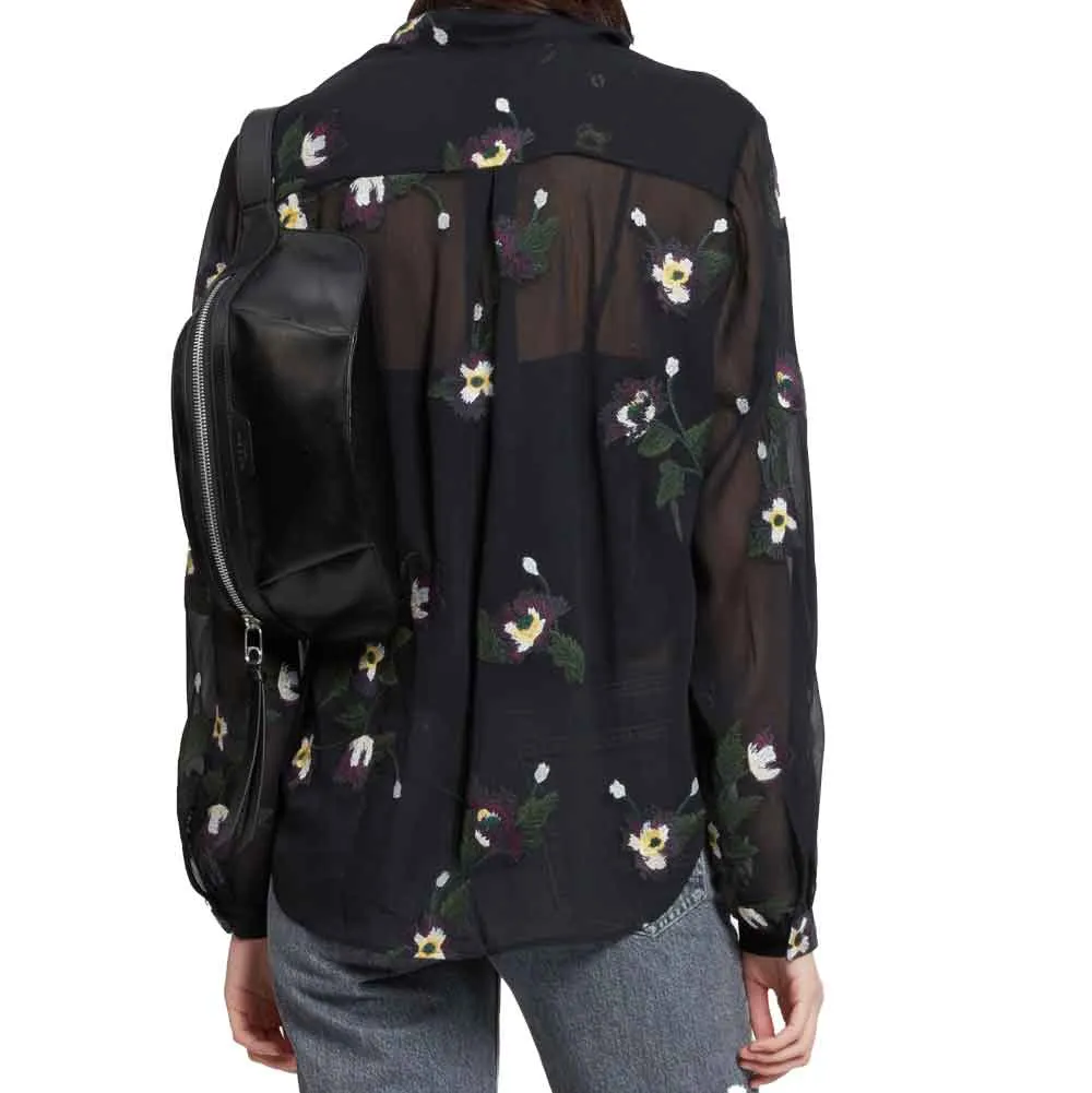 Rag & Bone Stevie Floral Embroidery Shirt