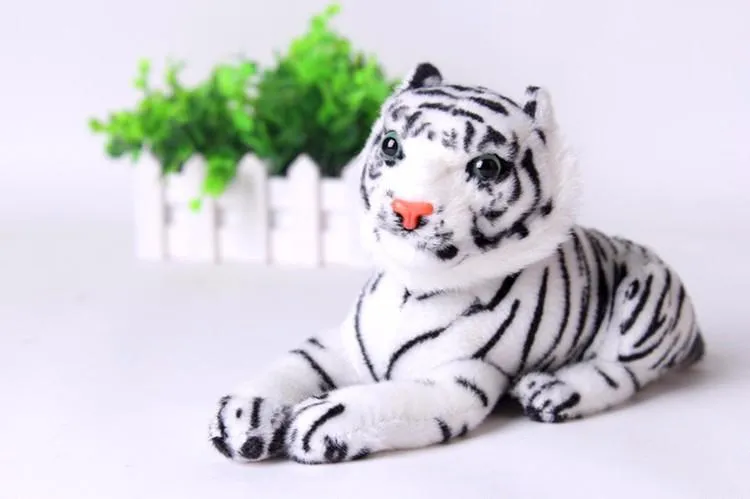 Real Life Tiger Plush Toy Soft Stuffed Animals Doll Baby Kids Holiday Gifts Soft Stuffed Toys Model Gifts Toys for Children