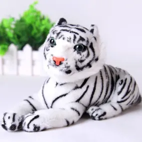 Real Life Tiger Plush Toy Soft Stuffed Animals Doll Baby Kids Holiday Gifts Soft Stuffed Toys Model Gifts Toys for Children