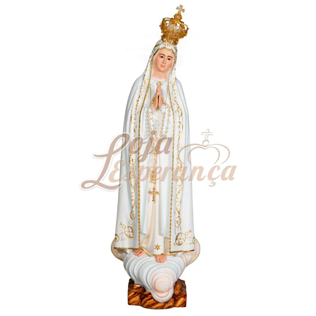 Replica Our Lady of Fátima 22kt gold - 41.34'' | 105cm