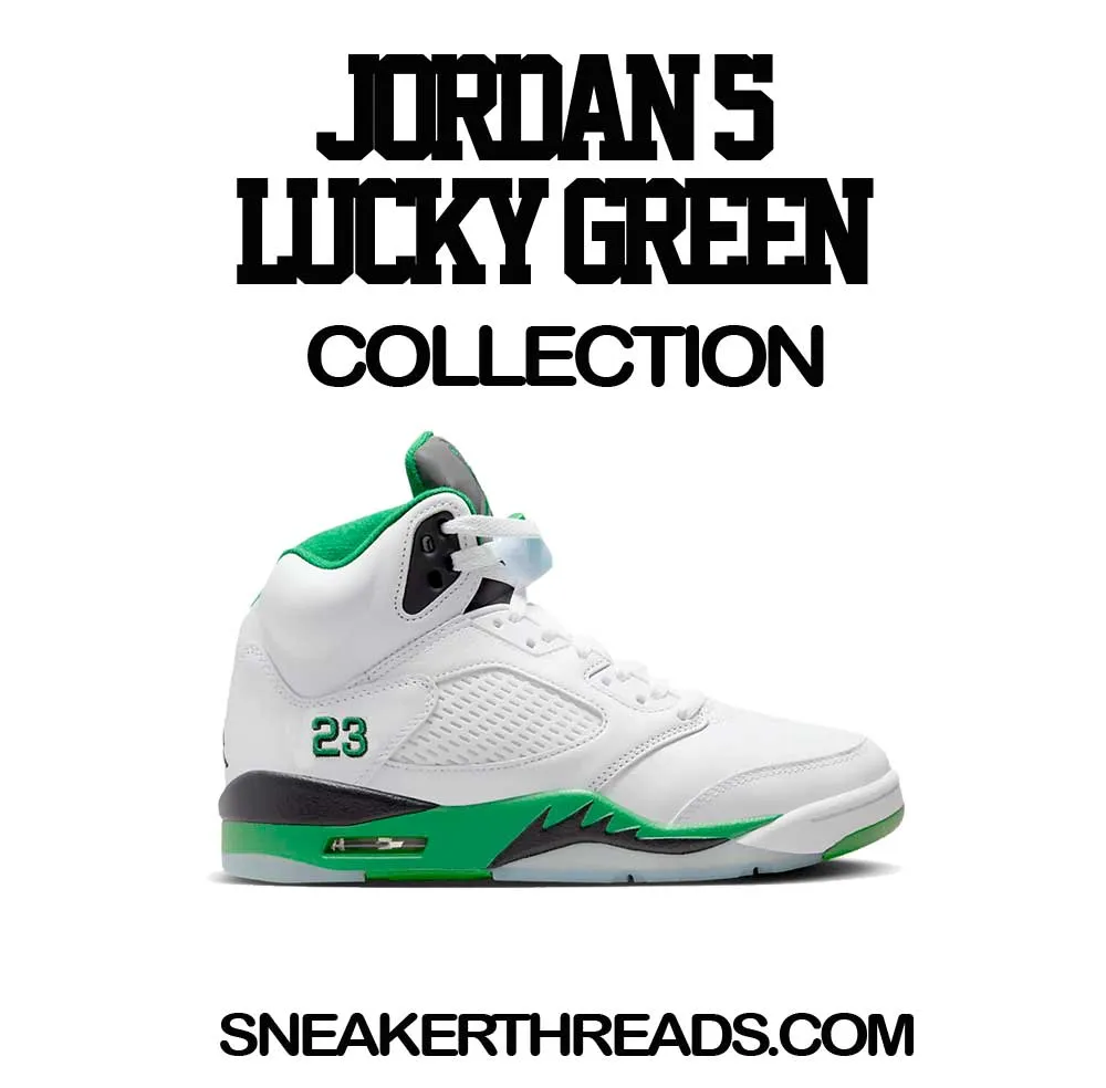 Retro 5 Lucky Green Just Blessed Shirt