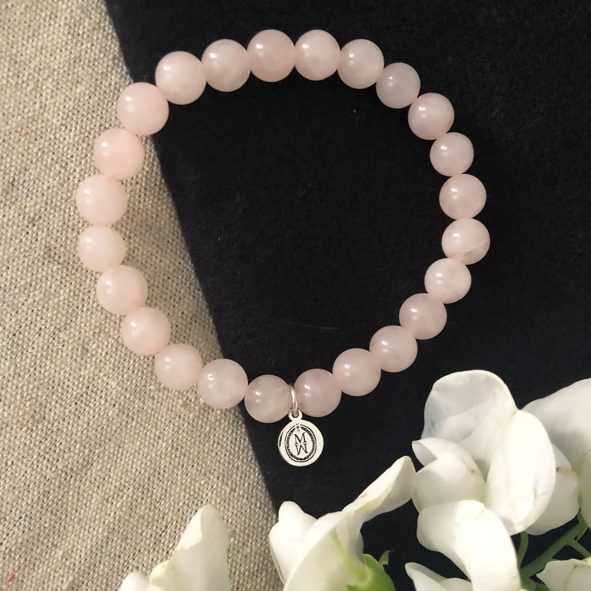 Rose Quartz Stretch Bracelet