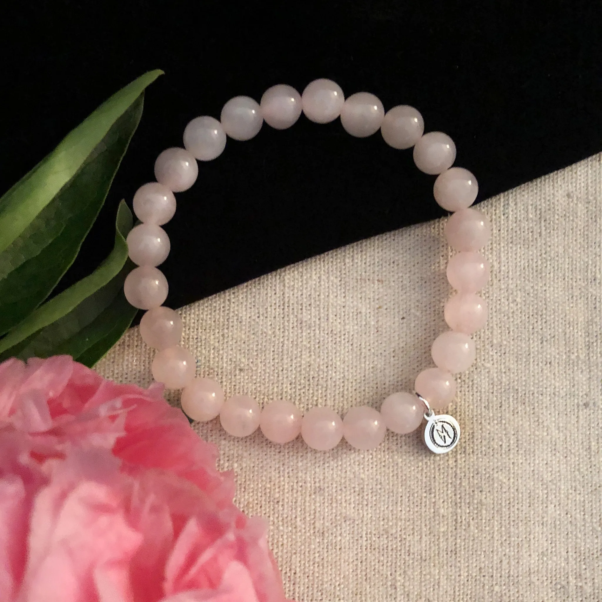 Rose Quartz Stretch Bracelet