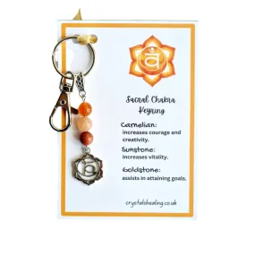 Sacral Chakra Keyring