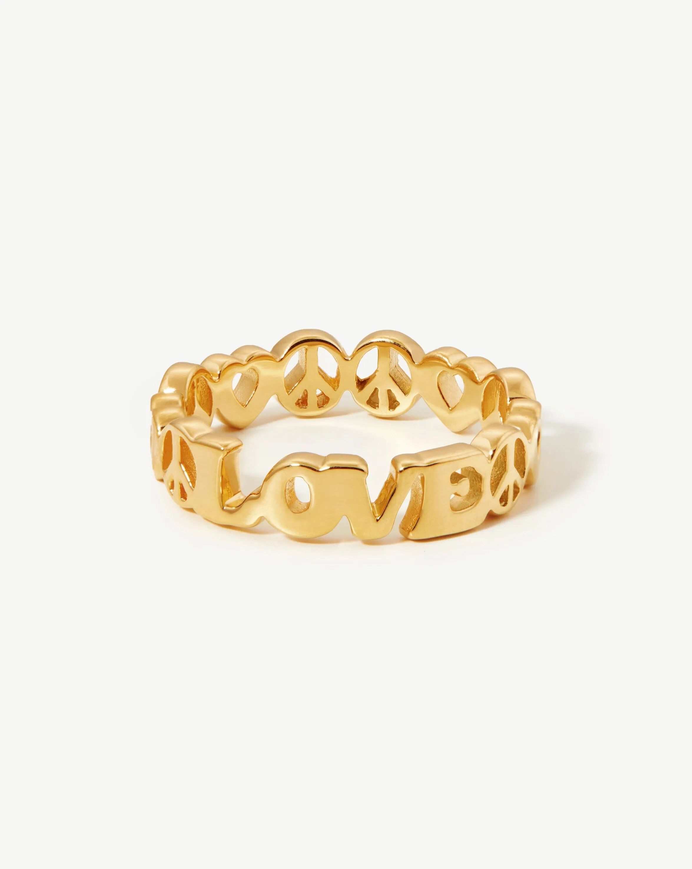 Share the Love Stacking Ring | 18ct Gold Plated Vermeil